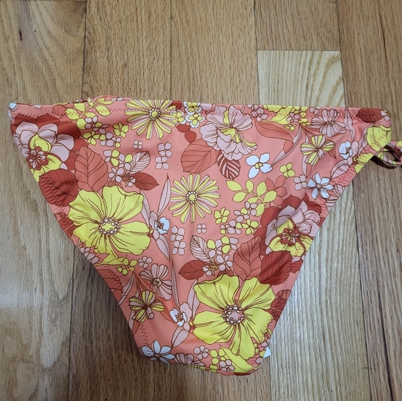 P1. NWT NWT Sanctuary Tunnel Side Hipster Bikini Bottom Mango XS - Picture 8 of 8